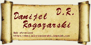 Danijel Rogožarski vizit kartica